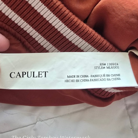 Anthropologie Capulet Women S Burnt Orange Hawaii Beach Embroider Bomber Jacket - Picture 6 of 7